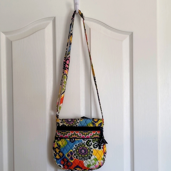 Vera Bradley Rio Multicolored Patterned Crossbody Purse - Picture 2 of 11